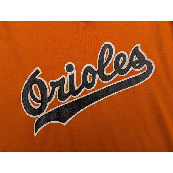 VTG Russell Athletic Baltimore Orioles Shirt Mens XXL Logo USA Distressed Orange - Picture 5 of 16